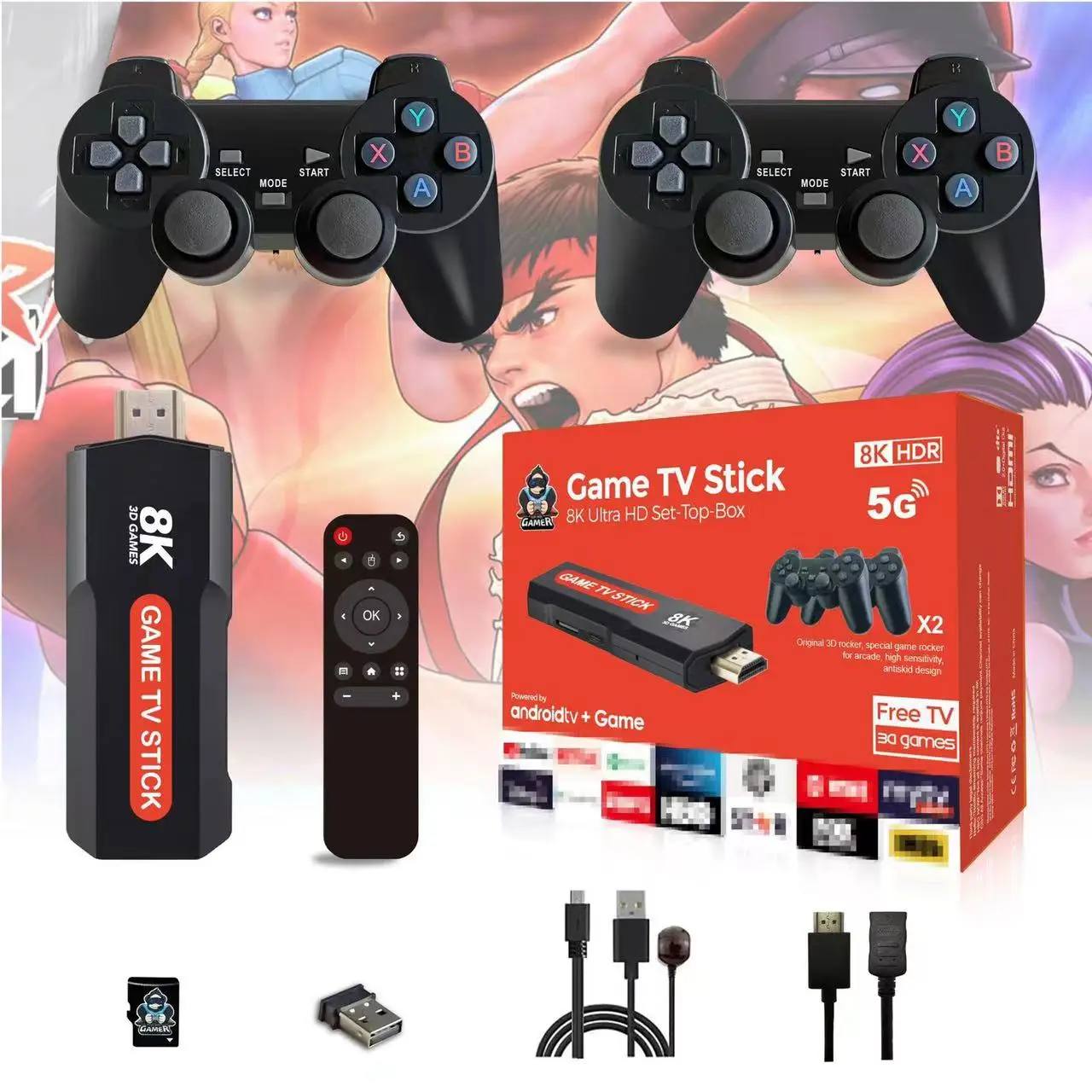 JUEGO TV STICK 8K